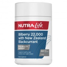 Nutralife 纽乐 越橘黑加仑护眼胶囊22000mg叶黄素精华60粒